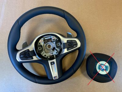 BMW 5 6 X3 X4 G30 G31 G32 G01 G02 OEM EU M Steering Wheel Paddles HEATING VIBRO
