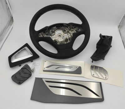 BMW 3 F30 F31 F34 F35 ORIENTS JAUNS M Performance Startera KOMPLEKTS ALCANTARA