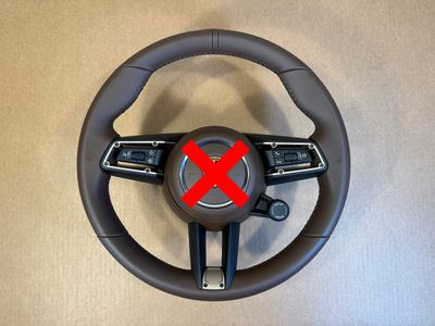 Porsche 95B MACAN 911 992 PANAMERA 971.2 TAYCAN Steering Wheel Drive Mode Braun