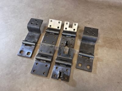 STAINLESS STEEL Mercedes W463 G class 2 Doors + Trunk Door Hinge Set 6 pcs