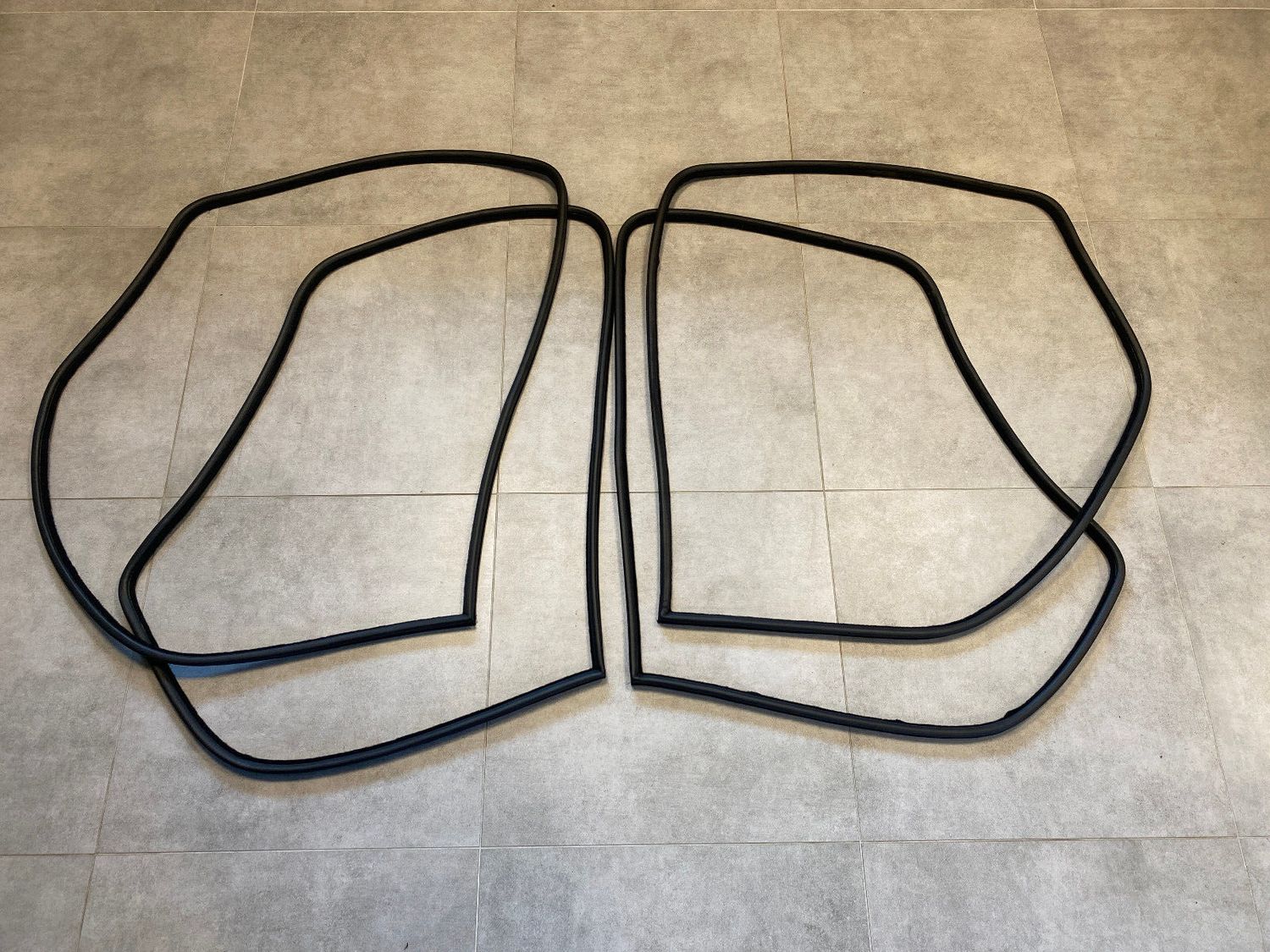 BMW 7 E23 GENUINE Front/Rear LH/RH Edge protection SET x4 psc