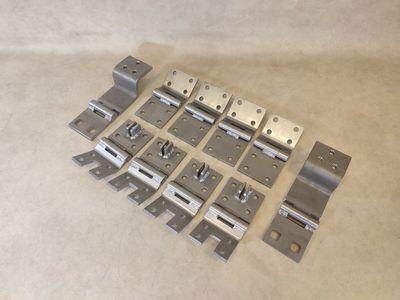 STAINLESS STEEL Mercedes W463 G class Doors + Trunk Door Hinge Set 10 pcs