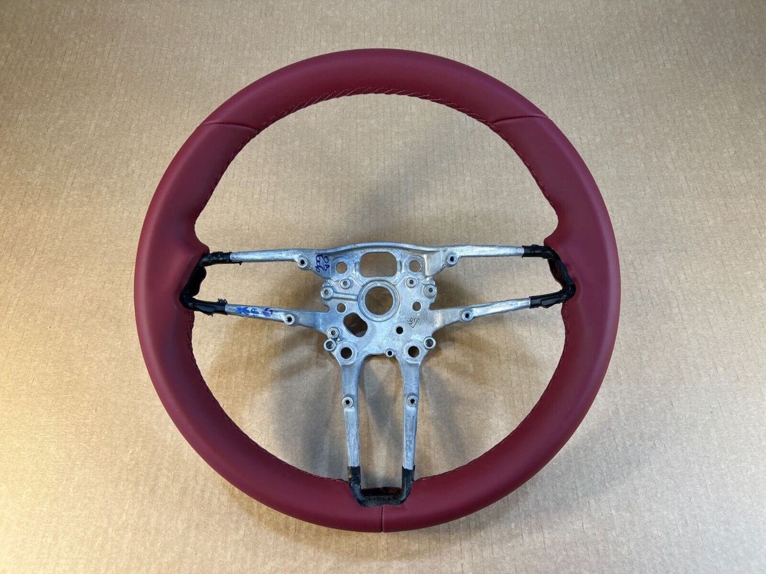 Steering wheel for Porsche 911 992 Panamera 971.2 Taycan GENUINE Nappa Leather