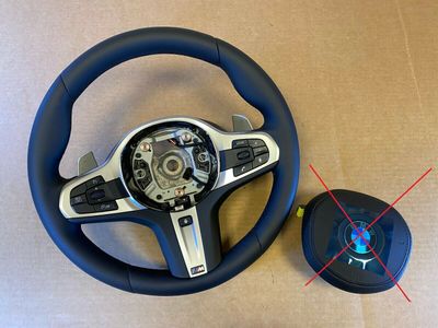 BMW 5 6 X3 X4 G30 G31 G32 G38 G01 G02 OEM USA M Łopatki kierownicy OGRZEWANIE