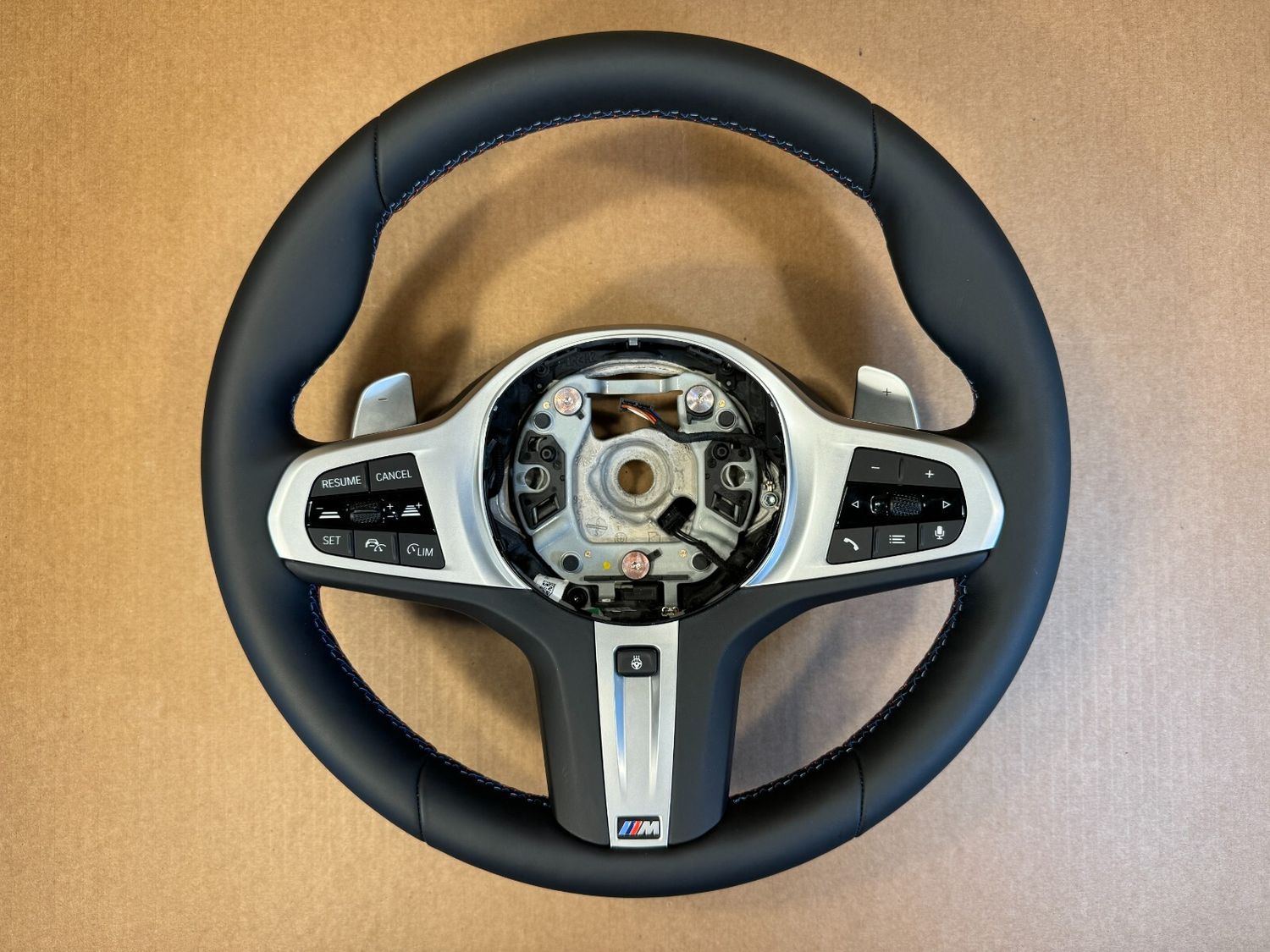 BMW 5 6 X3 X4 G30 G31 G32 G01 G02 OEM M Steering Wheel Paddles HEATING VIBRO ACC