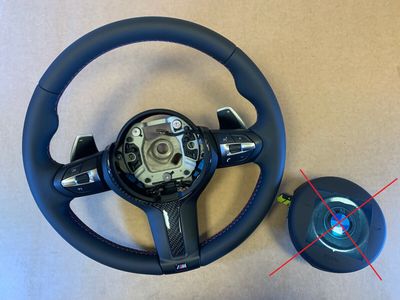 BMW F22 F23 F30 F31 F32 F33 F34 F36 F87 USA M Stūres lāpstiņas ogleklis