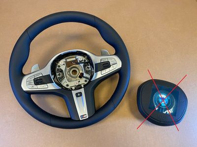 BMW 7 G11 G12 GENUINE M Steering Wheel Shift Paddles HEATING ASSIST+ VIBRO