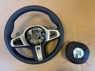 BMW 5 6 X3 X4 G30 G31 G38 G32 G01 G08 G02 LCI M Steering Wheel Paddles HEATING