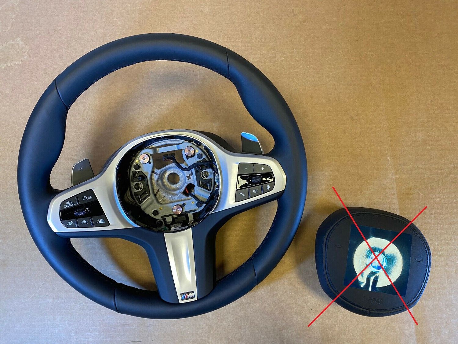 BMW 5 G30 G31 G38 6 G32 X3 G01 G08 X4 G02 OEM M Steering Wheel VIBRO ASSIST+