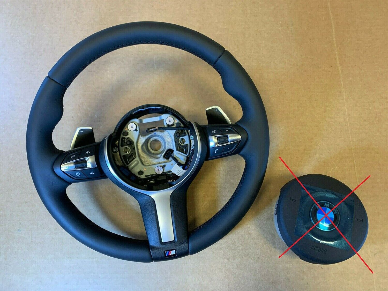 BMW F01 F02 F06 F07 F10 F11 F12 F13 USA M Steering Wheel PADDLE HEATED VIBRO ACC