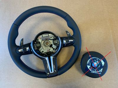 BMW F01 F02 F03 F04 F06 F07 F10 F11 F12 F13 M Łopatka kierownicy CARBON VIBRO