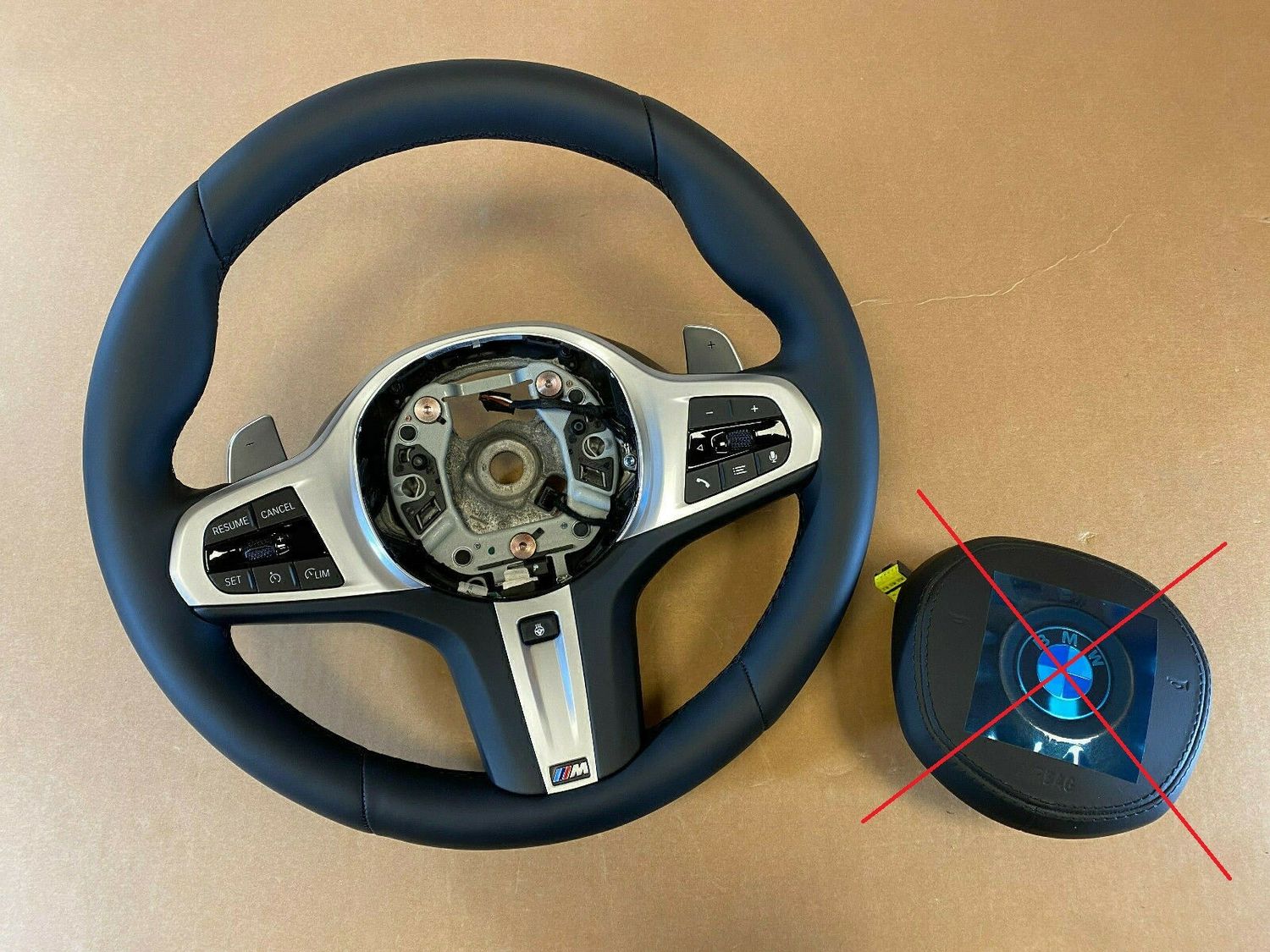 BMW 8 X5 X6 X7 G14 G15 G05 G06 G07 USA M Steering Wheel Paddles HEATING VIBRO