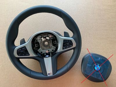 BMW 8 X5 X6 X7 G14 G15 G16 G05 G06 G07 OEM M Łopatki zmiany biegów w kierownicy