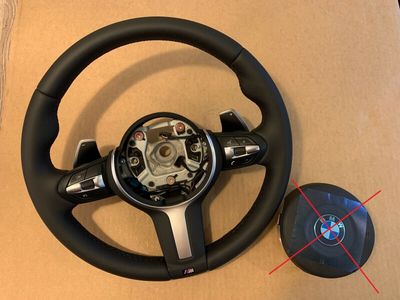 BMW F15 F16 F25 F26 F39 F45 F48 USA M Stūres lāpstiņas APILDE VIBRO DUAL