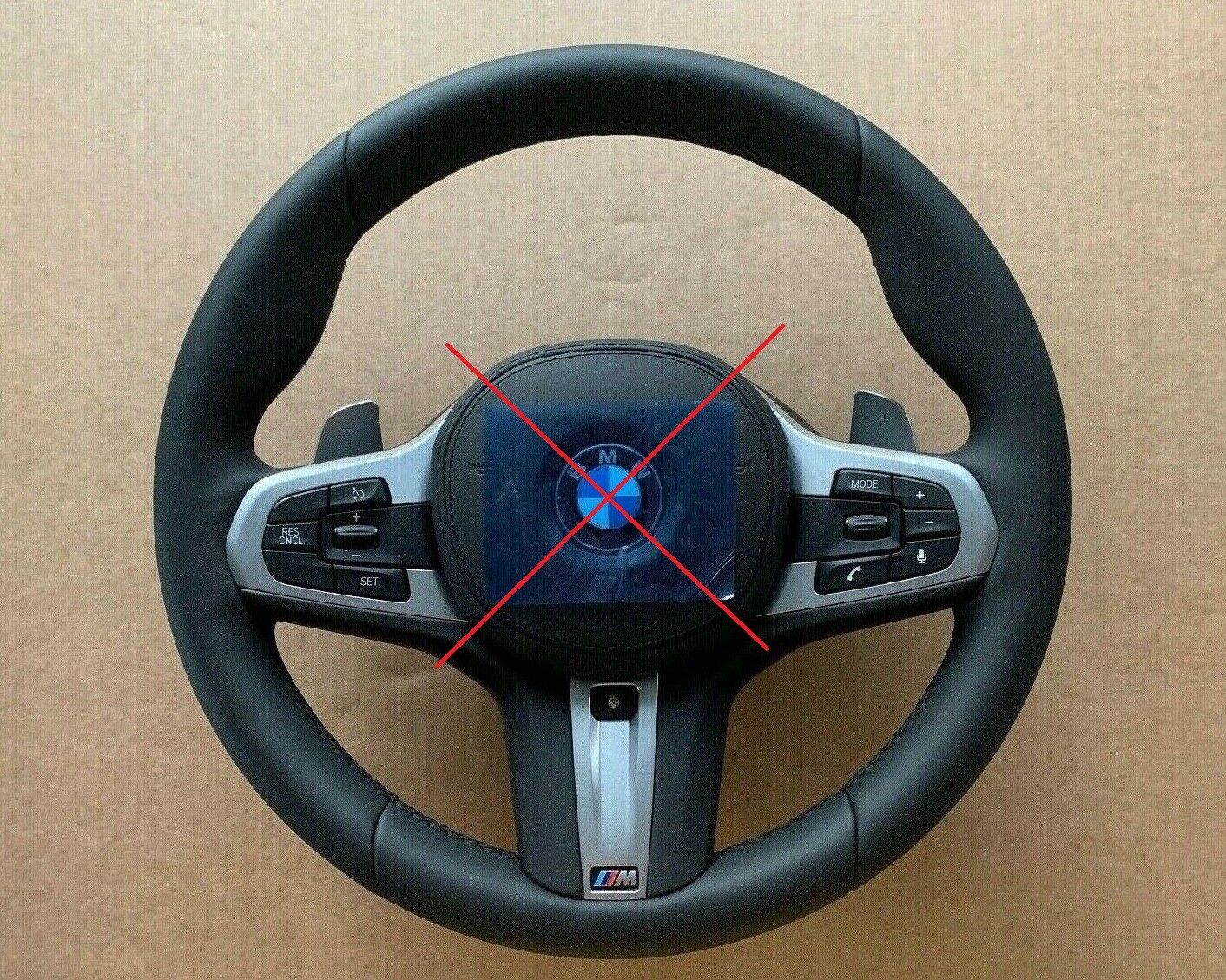 BMW 5 6 X3 X4 G30 G31 G32 G01 G02 G08 OEM M Steering Wheel Paddles HEATING VIBRO