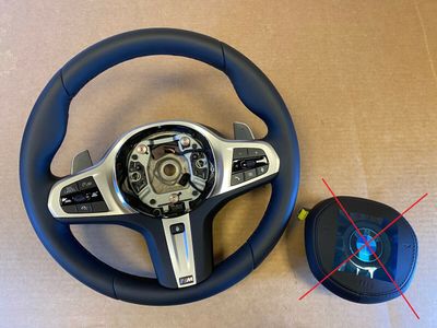 BMW 5 6 X3 X4 G30 G31 G32 G01 G02 LCI USA M Steering Wheel Paddle HEAT VIBRO ACC