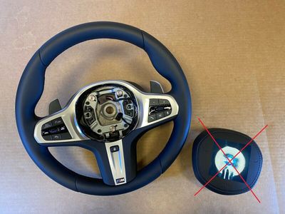 BMW 5 6 X3 X4 G30 G31 G32 G01 G02 LCI M Lenkradwippen BEHEIZT VIBRO ACC