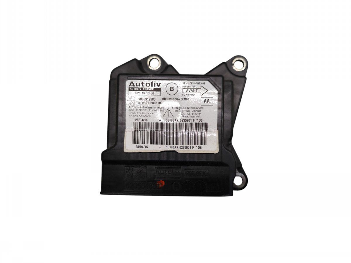 626181300 9803917380 608762100B Airbag Control Unit CITROËN BERLINGO III (2008-2018)