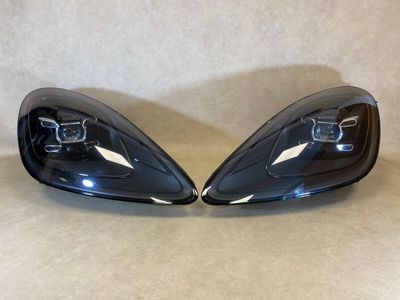 Porsche Cayenne 959 GENUINE LED BLACK Headlight SET Left &amp; Right LHD