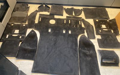Mercedes G-Klasse W463 Original-Bodenteppich-Set, Schwarz, Linkslenkung, Baujahr 2002–2012