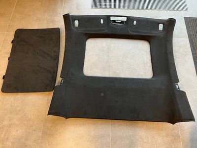 Genuine Porsche 911 991 Coupe Black Roof Alcantara Ceiling with sunroof panel