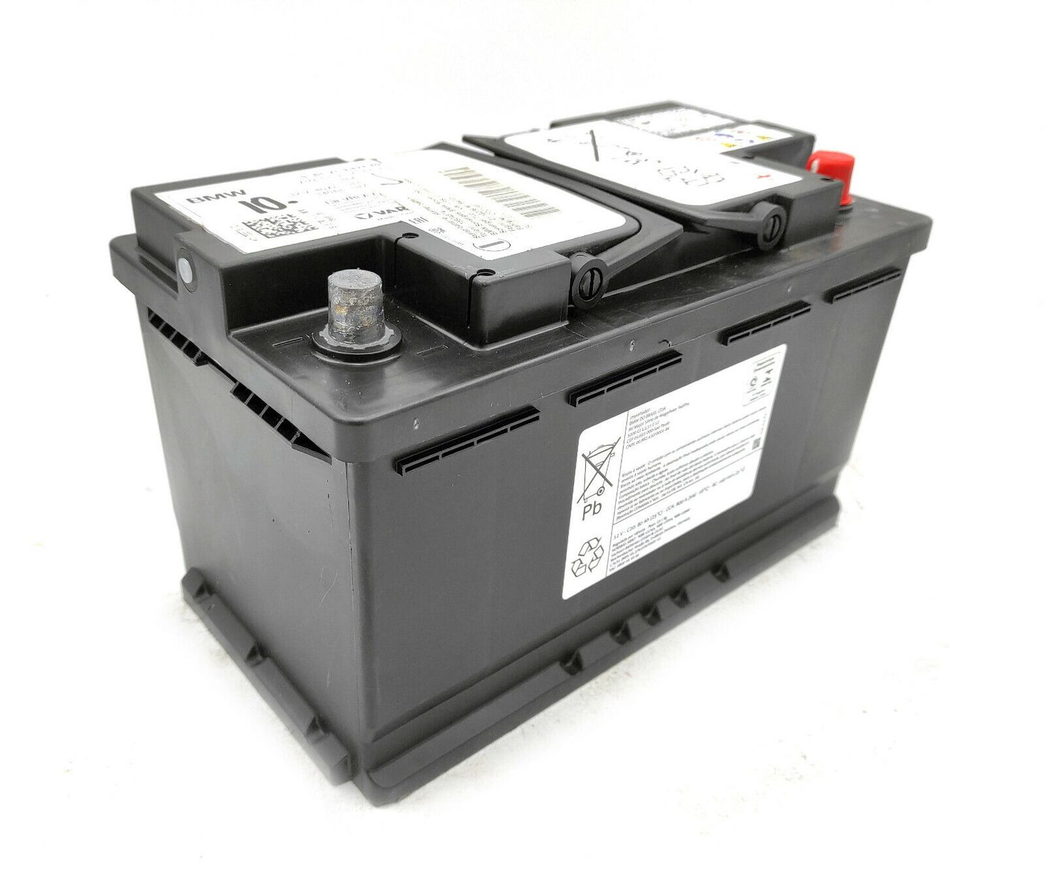 OEM BMW 5 F10, F11, 3 E90, E91, 5 F10, F11, MINI - AGM-Battery, 80Ah, 800A