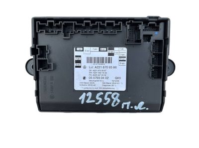 2218709386 2218700987 2214421832 0054470332 Door control unit front left MERCEDES-BENZ S-CLASS (W221) (2005-2013)