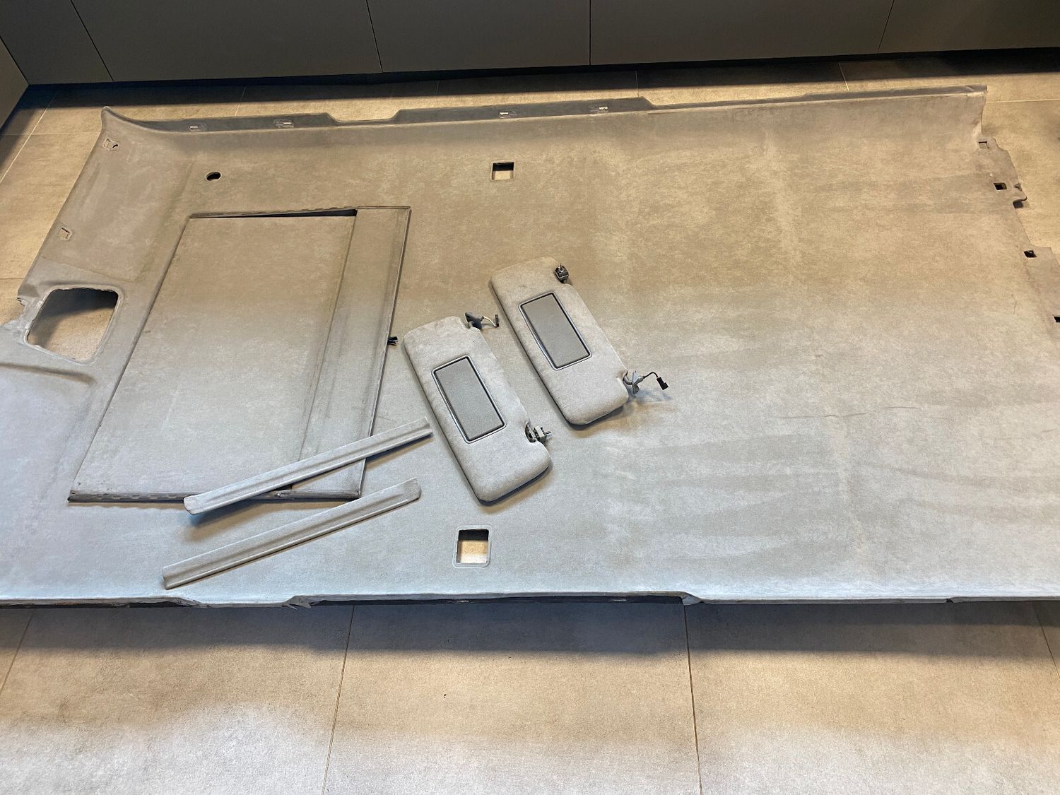 Mercedes G class W463 GENUINE Sunroof Alcantara Headliner SET 2001-2011 Year