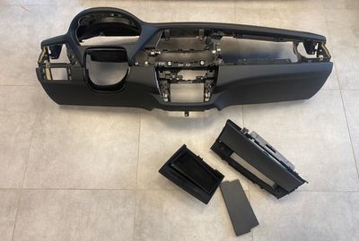 Tableau de bord avant en cuir noir individuel d&#39;origine BMW X5 X6 E70 E71