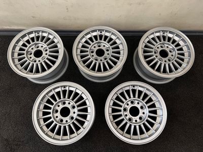 BMW 6.5x14 ET25 ALLOY RIMS 5 series E12 6 series E24 7 E23 E3 E9 ALPINA SET 5PCS