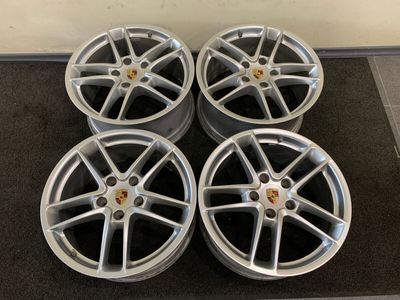 Porsche Panamera 970 Turbo II oriģinālie vieglmetāla diski Loka komplekts R19 9J 10J Facelift