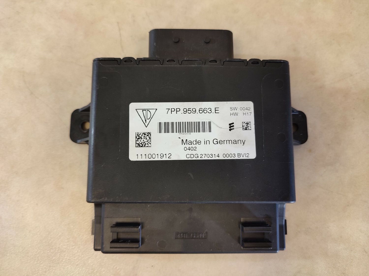 Porsche 911 991 VW TOUAREG 7P5 Power Voltage Converter Module Unit 7PP959663E