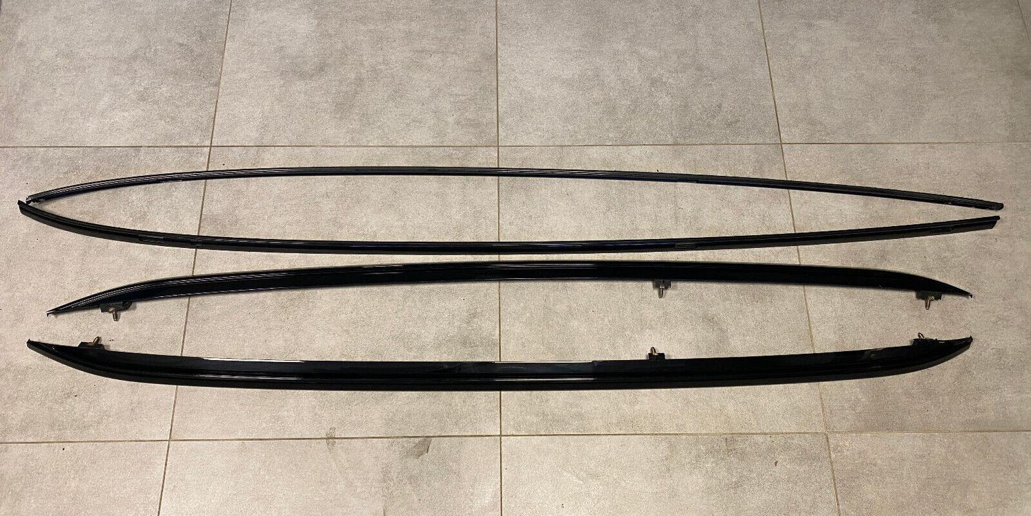 BMW X5 E70 / E70 LCI GENUINE ROOF RAIL MOLDING Shadow Line LEFT &amp; RIGHT SET
