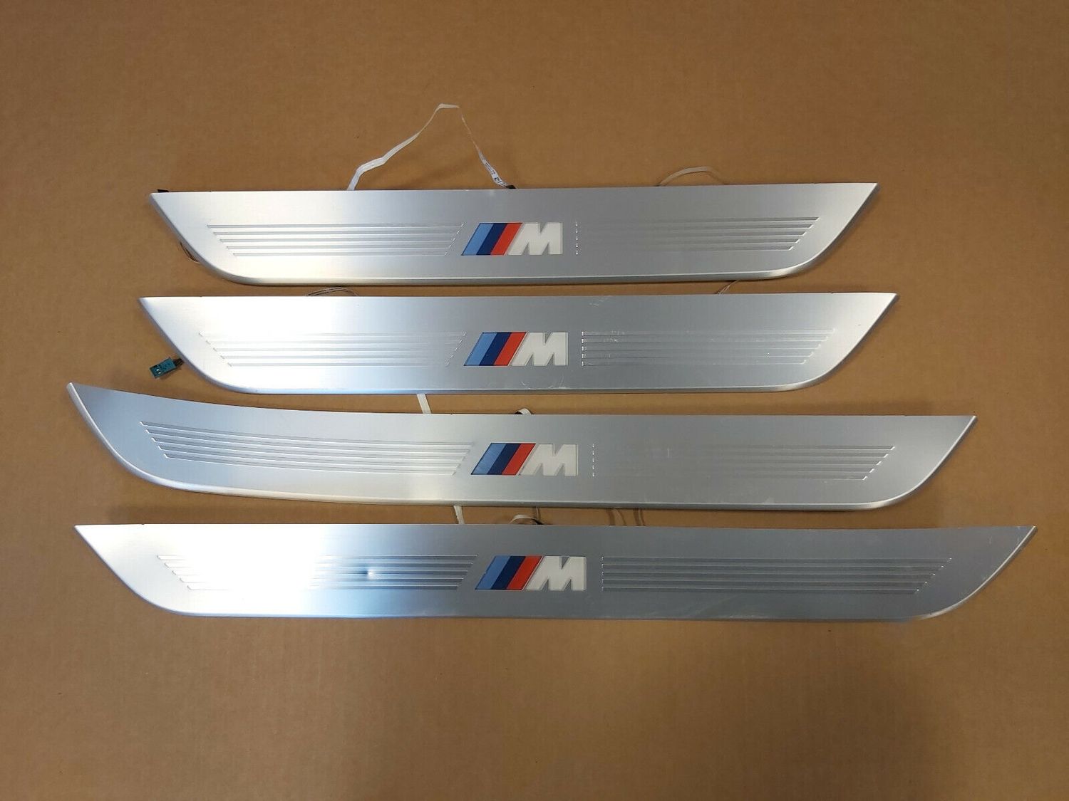 Bmw 7 G12 M trim illuminated entry sill panel kit SET 8061028 8061045 8061046