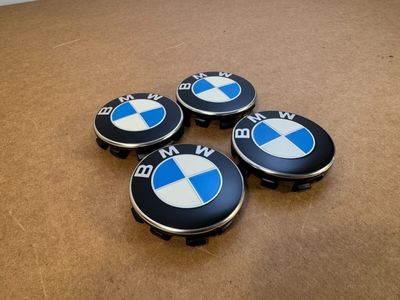 4pcs ORIGINAL Wheel hub cap 56mm with a chrome-plated border BMW G series SET