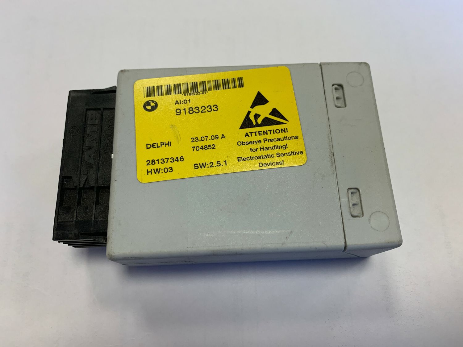 BMW 5 E60 LCI E61 LCI OEM Center Console Switch Cluster Control Unit ECU 9183233