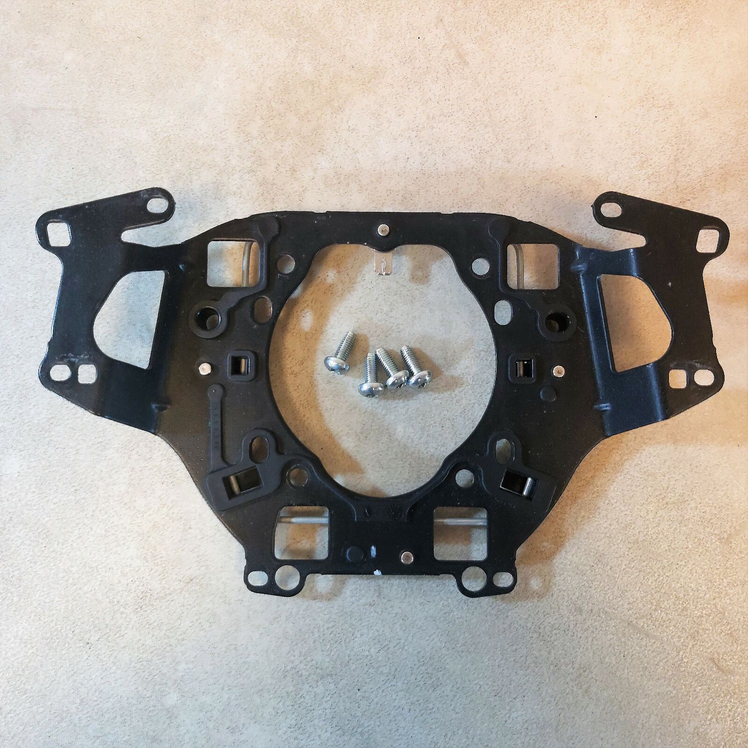 BMW E60 Genuine Mounting Plate Steering Wheel With Bolts 32346772987 32346763361