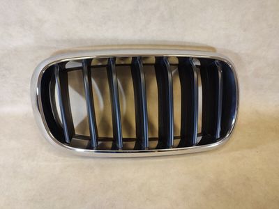 GENUINE BMW X5 F15 FRONT UPPER RH RIGHT CHROME GRILL 7316076