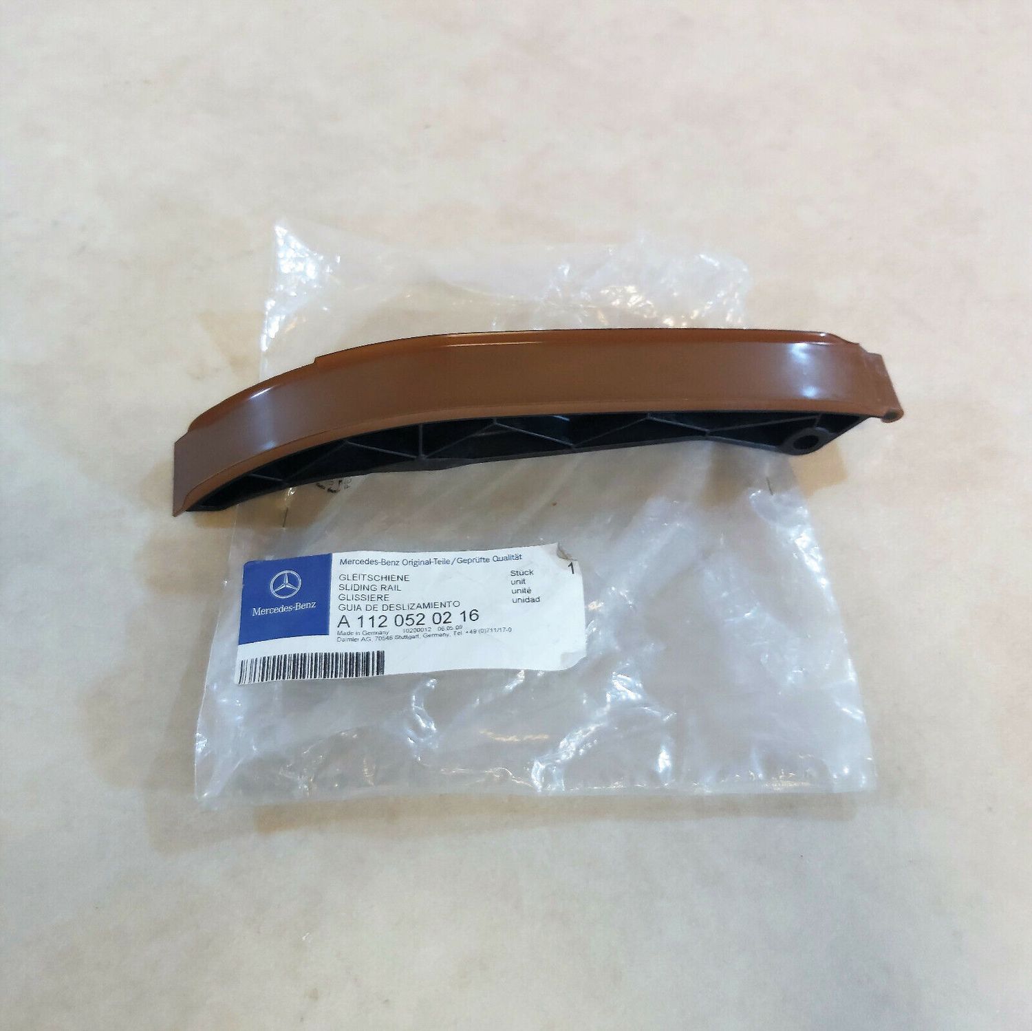 GENUINE Mercedes Benz Timing Chain Tensioner Rail Lower Right 1120520216