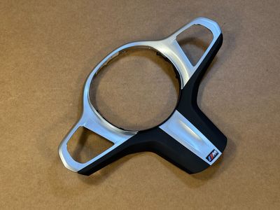 BMW X5 X6 X7 G05 G06 G07 LCI M Lenkrad Dekorative Verkleidung Abdeckung ASSIST+