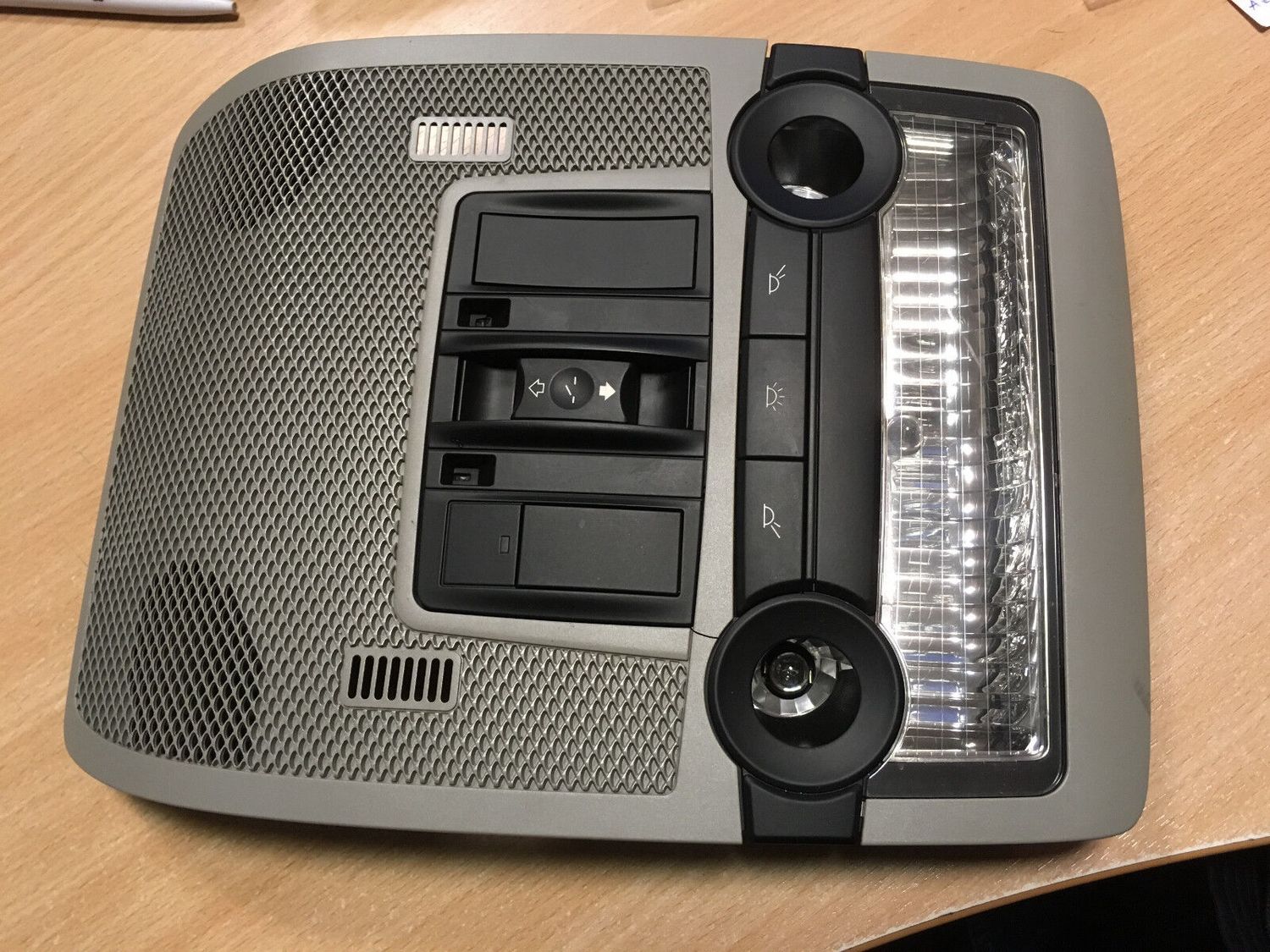 BMW X5 E70 X6 E71 Original Gray Panoramic Sunroof Switch Panel 61319166604