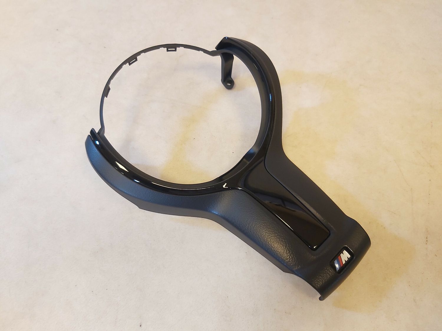 BMW 1 2 3 4 5 6 F-series GENUINE M Steering Wheel Cover BLACK trim 32307846032