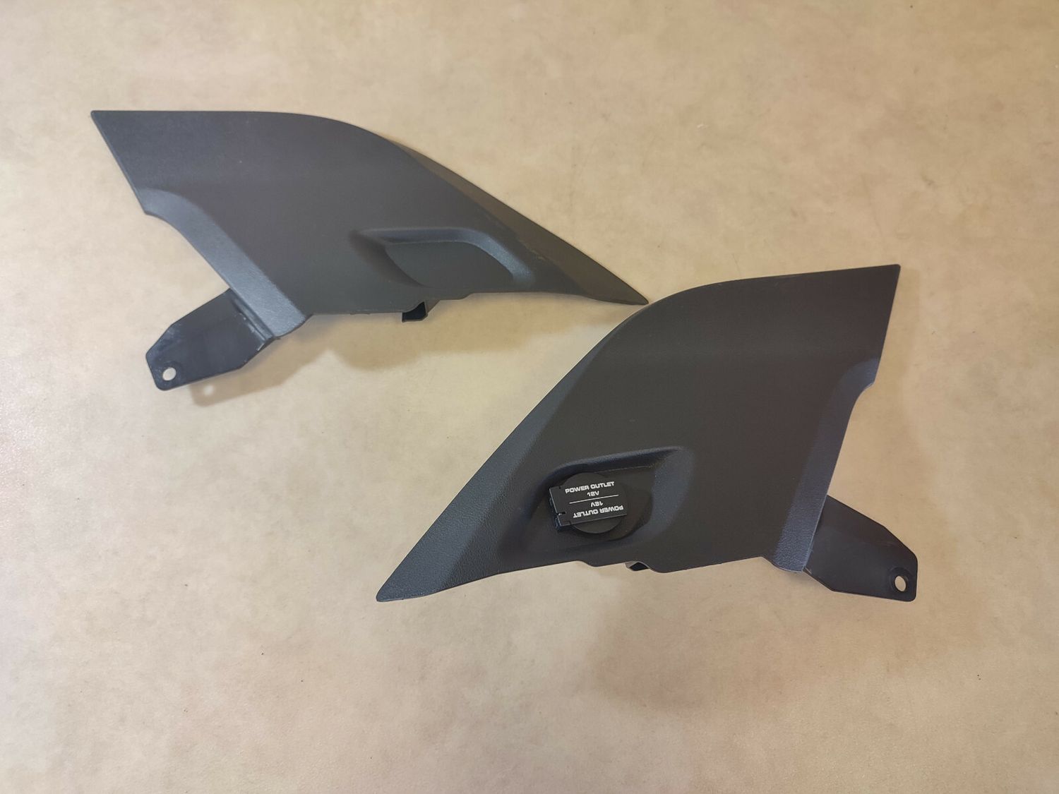 Porsche 991 911 981 LEFT RIGHT Black CONSOLE TRIMS 99155315205 99155315105