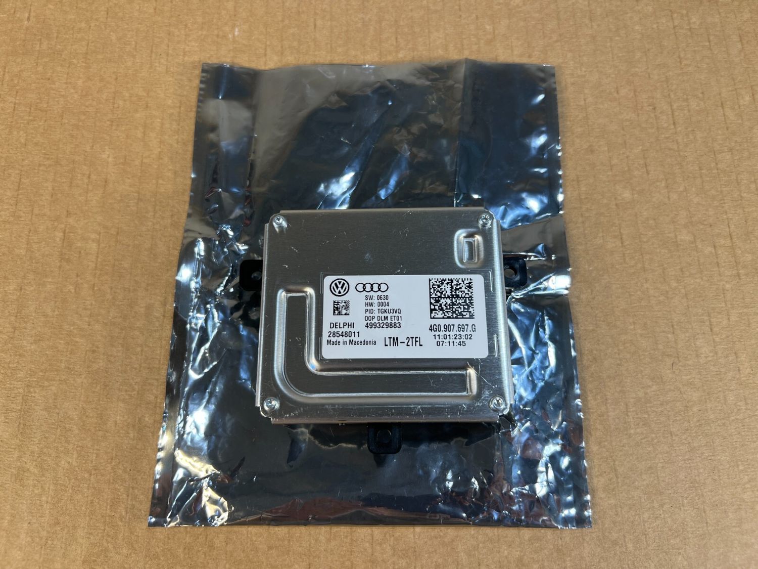 Audi VW VAG GENUINE Daytime Running LED Power Module Control Unit 4G0907697G