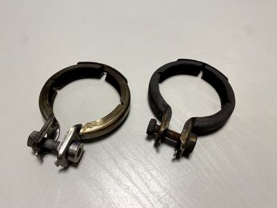 Mercedes G class W463 GENUINE Exhaust System Clamp Connector x2 psc A1684900341