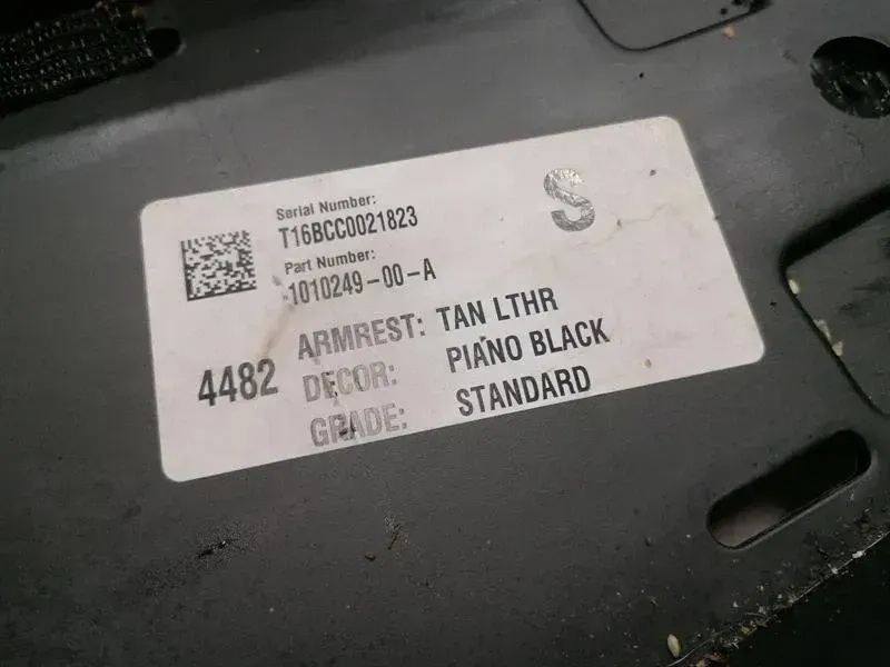 TESLA MODEL S 70 CONSOLE 1010759-00-B RIGHT HAND DRIVE RHD