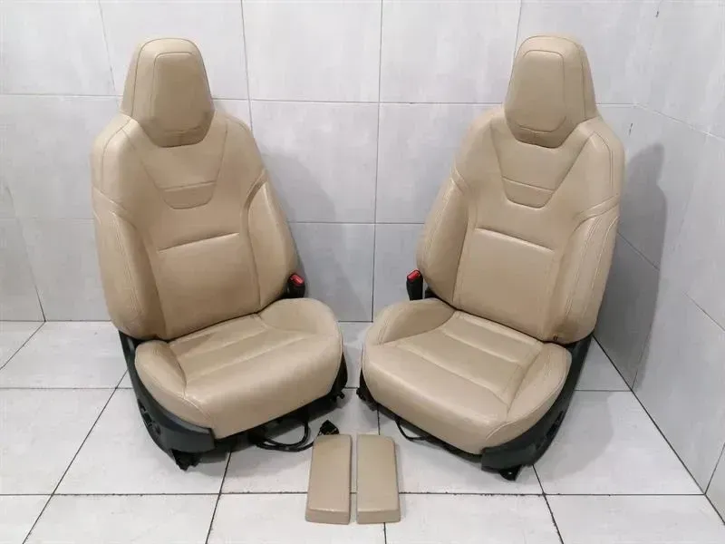 Tesla Model S 70 seat NAPPA MOJAVE BEIGE front seat set