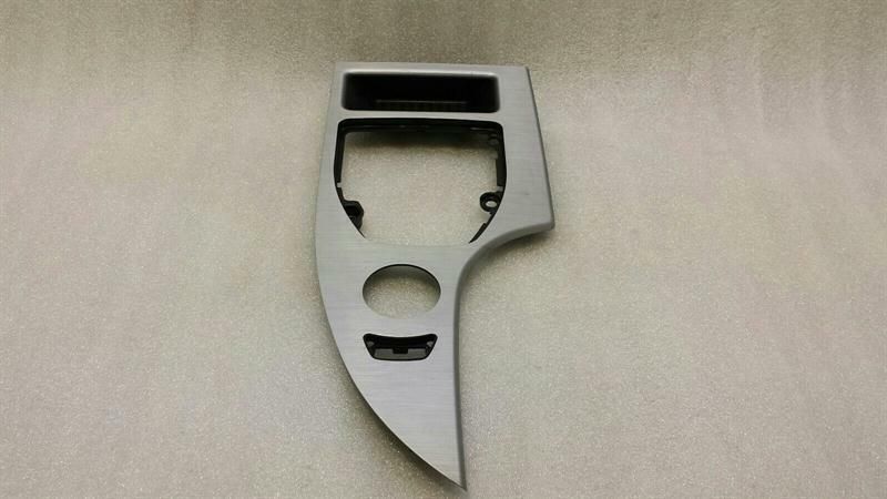 BMW 5 Series E60 E61 Centre Console Cover RHD 51168037228 Aluminium Shadow