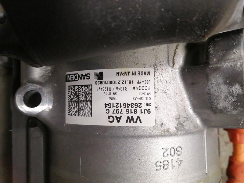 Porsche Taycan 9J A/C Compressor 9J1816797C Air Conditioning Compressor
