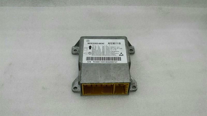 Mercedes E Class Unknown Safety Module ECU A2129011105 Air Control Unit SRS
